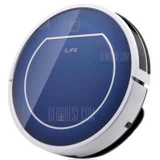 ILIFE V7 Super Mute Sweeping Robot Home Vacuum Cleaner Dust Cleaning with 2500mAh Li-ion Battery