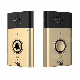 H6 Wireless Voice Intercom Doorbell -  Black and Golden