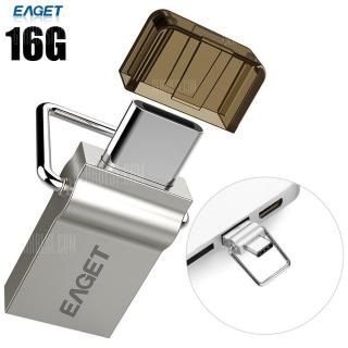 EAGET CU10 16G USB 3.0 to Type-C Flash Drive