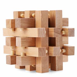 Strip Interlocking Jigsaw Puzzle - 18pcs / set -  Log color