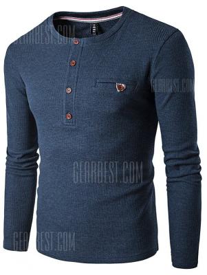 WHATLEES Knitted Long Sleeve T Shirts