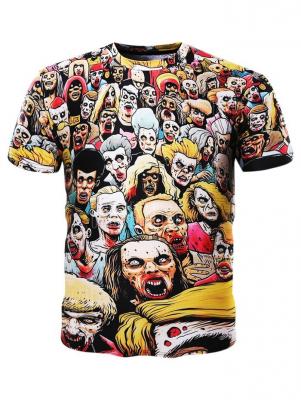 3D Zombie Short Sleeves T-shirt