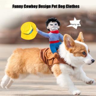 Funny Cowboy Design Pet Dog Clothes