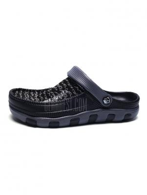 Men Breathable Slippers Flat Slip On Beach Sandals