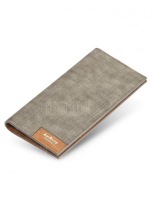 baellerry Ultrathin Long Wallet for Men -  Light Grey