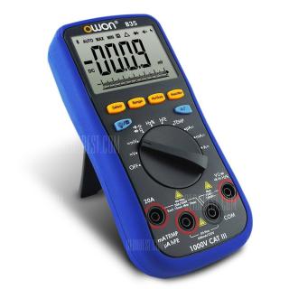 OWON B35 Bluetooth Digital Multimeter Data Logger Temperature Meter with Voice Warning Function