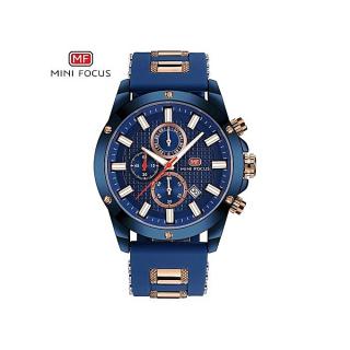Top Luxury Quartz Strap Watch For Men - Blue (FS)