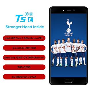 T5c - 5.5" - 4G/Dual SIM -32Go - 3Go - Android - Noir