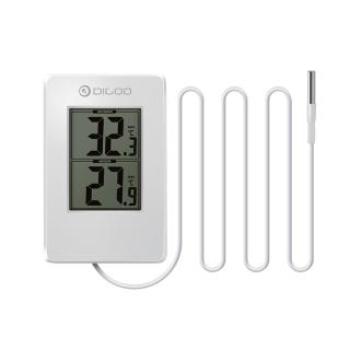 Digoo DG-TH02 Home Digital Probe Thermometer Multifunction Indoor and Outdoor Temperature Sensor Monitor