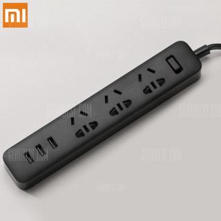 Original Xiaomi 3 USB Charging Hub Mini Power Strip with 3 Sockets Standard Plug