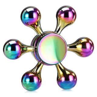 Colorful Six-arm Style Fidget Spinner EDC Item Toy