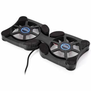 Foldable Laptop Notebook Fan Cooler Cooling Pad USB Powered