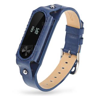 1.4cm Leather Short Strap for Xiaomi Miband 2