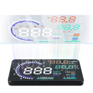 A8 5.5 inch OBD II Car HUD Head Up Display Windscreen Projector with Speed Warning RPM MPH