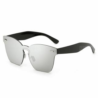 SENLAN 9820 Square Metal Frame Leg Unisex Sunglasses