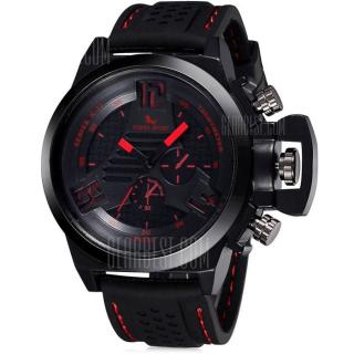 FORZA SPORT 2497 Men Japan Movt Quartz Watch with Silicone Strap