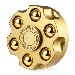 Gatling Magazine Style Brass ADHD Fidget Spinner