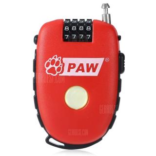 PAW Steel Cable Code Cycling Lock