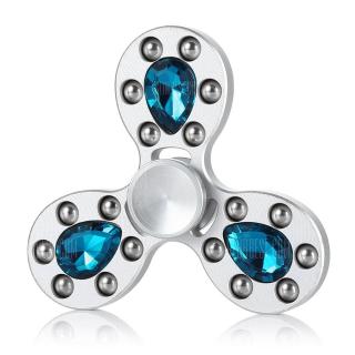 Tri-spinner Steel Ball Diamond Fidget Spinner ADHD Focus Toy