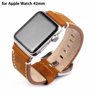 Crazy Horse Leather Watchband for Apple Watch 42mm