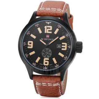 Naviforce 3682 Day Date Display Men Quartz Watch