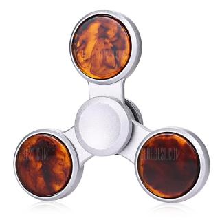 Zinc Alloy Amber Tri-wing Fidget Spinner Stress Relief Toy