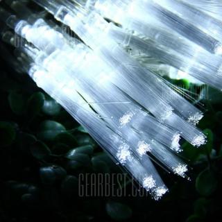 100 LED 10 Meters Christmas Fiber Optic Fairy String Light for Holiday / Halloween / Wedding / Party Indoor / Outdoor Decoration ( Cool White EU Plug )