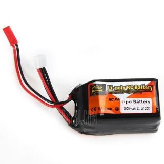 ZOP Power 11.1V 1000mAh 20C Lipo Battery