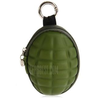 Mini Grenade Shaped Coin Wallet Key Bag