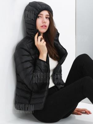 Hooded Short Down Jacket Parka for Women