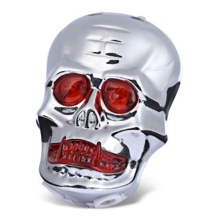 Skull-shaped Bike Tail Laser Light Bicycle Rear Safety Lamp