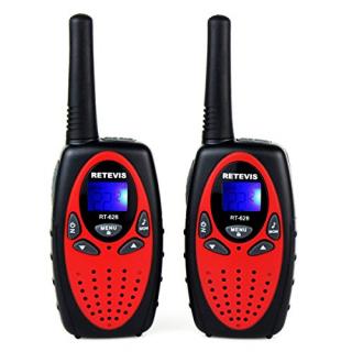 Retevis RT628 Kids Walkie Talkies 22 Channel FRS Toy for Kids UHF FRS 2 Way Radio Toy(Red,2 Pack)