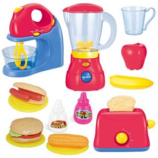 Joyin Toy Assorted Kitchen Appliance Toys with Mixer, Blender and Toaster Play Kitchen Accessories