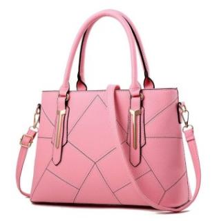 "ZUUCEE Wanita Fashion Handbags PU Leather Shoulder Lady Tas Messenger Big Leisure Handbag untuk Wanita, China (pink)"