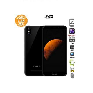 X5 - 6" - 4G/Dual SIM - 16Go - 2Go - Android - Empreinte digitale - Noir