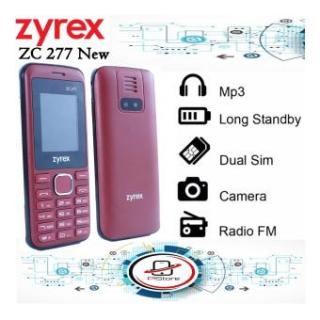 ZYREX New ZC 277 Handphone Dual Sim Kamera Layar 1.77 inchi