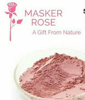 Zuper Kefir - Masker bubuk organic Mawar
