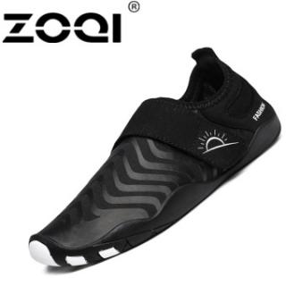 ZOQI Fashion Surfing Sepatu Luar Ruangan Renang Air Olahraga Sepatu (hitam)