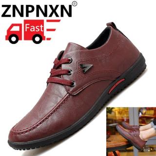 ZNPNXN Manusia Nyaman Rekreasi Sepatu Kulit-Internasional