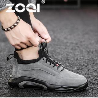 ZOQI Pria Running Sepatu Luar Bernapas Sneaker AIR Sport Sepatu untuk Pria Menjalankan Sepatu-Intl