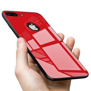 IPhone Case With Tempered Glass Back Cover And Reinforced Bumper [Support Wireless Charging] Slim Fit Ultra-Thin Case For IPhone X 7 8 Plus 