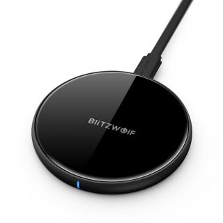 BlitzWolf BW-FWC4 5W 7.5W 10W Wireless Fast Desktop Charger Pad for iPhone X S9 Mix 2S