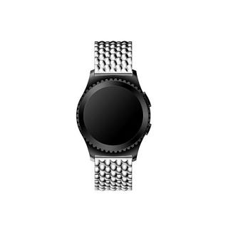 Bracelet De Rechange En Inox + Boitier Pour Montre Samsung Galaxy Gear S2 Classic - Argent