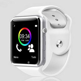 A1 Bluetooth Smart Watch Sport With SIM Slot Camera Smartwatch For Android IOS Phone--White (1 Unit Per Customer)