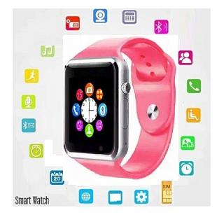 Montre Watch connectée Haute Qualite Bluetooth écran tactile 1,5 " - carte SIM-Micro Sd Androis et iOS Bracelet Sport -Rose