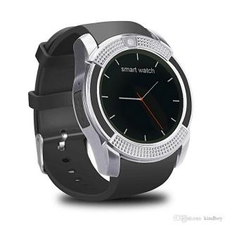 V8 Montre Connectée Bluetooth  Camera Gris