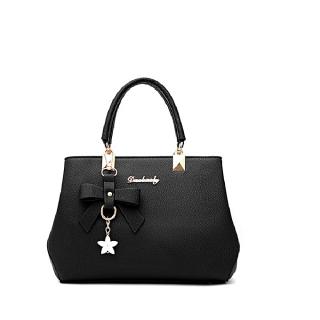 New Trend Magnificent Female Women Ladies Shoulder Handbag - Black