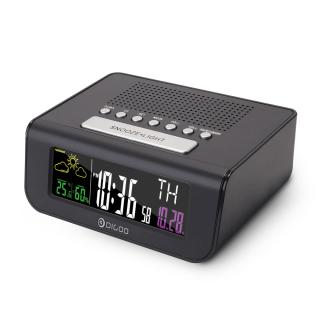 Digoo DG-FR100 SmartSet Wireless Digital Alarm Clock Weather Forecast Sleep with FM Radio Clock
