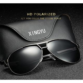 Beauty Polarized Sunglasses Classic Driving Mirror Men's Glasses-black