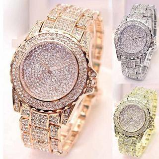 Women Diamond Watch Clock Analog Quartz Vogue Wristwatches Relojes